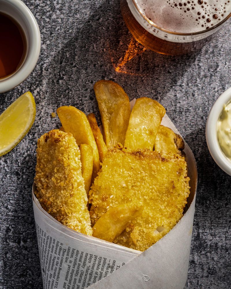 Air Fryer Fish and Chips Bites