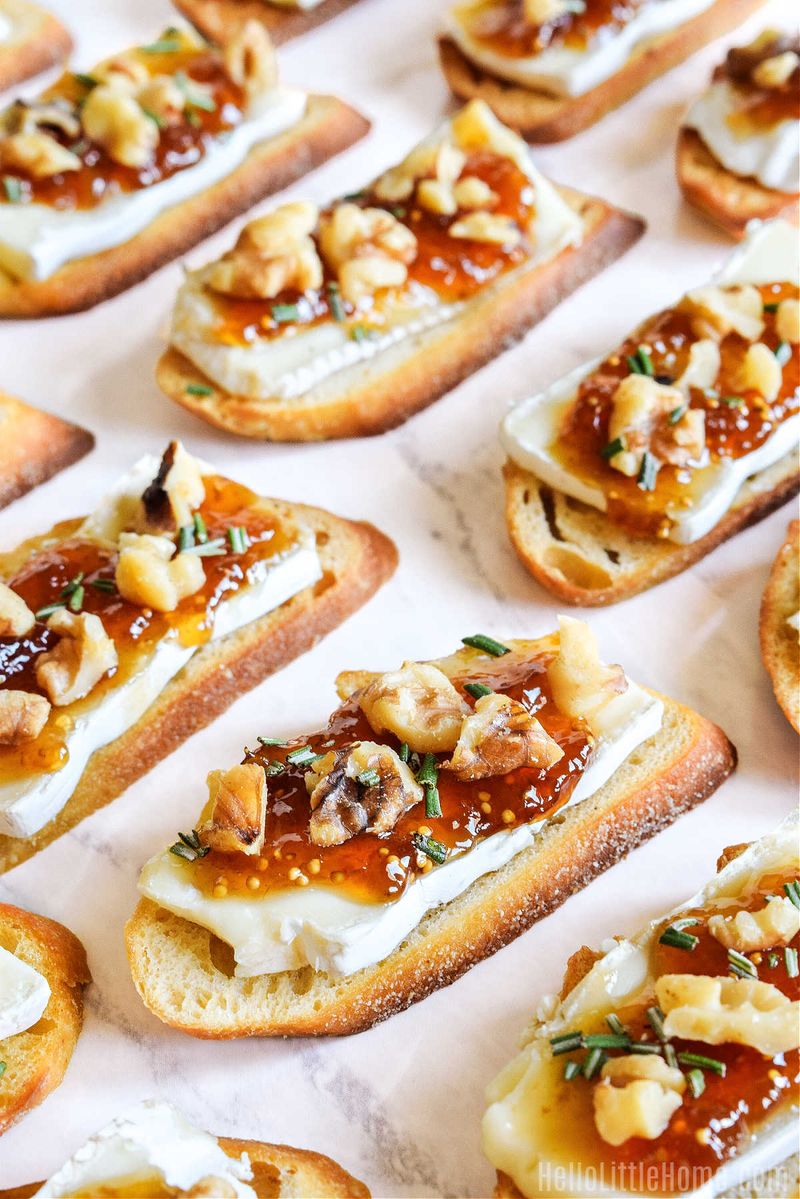 Brie and Fig Jam Spread