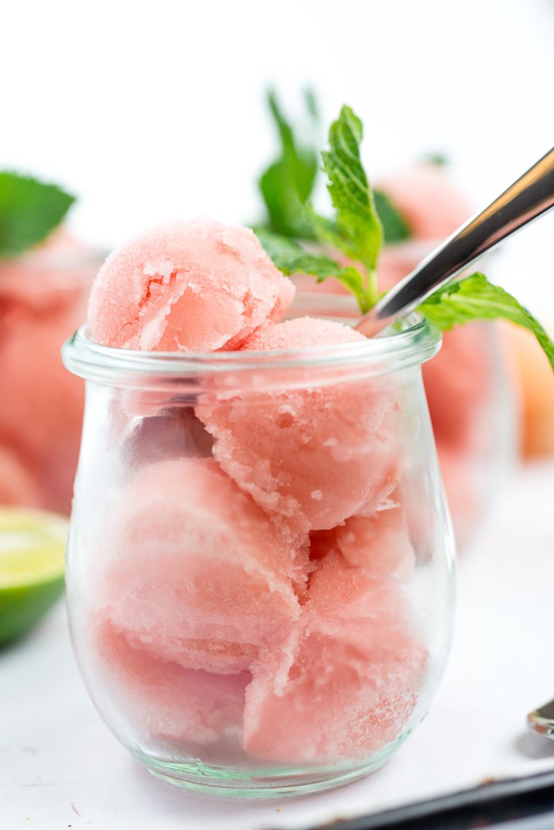 Watermelon Mint Sorbet