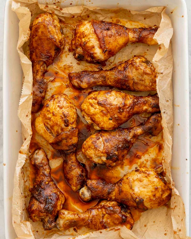 Chicken Drumsticks with Roast Potatoes