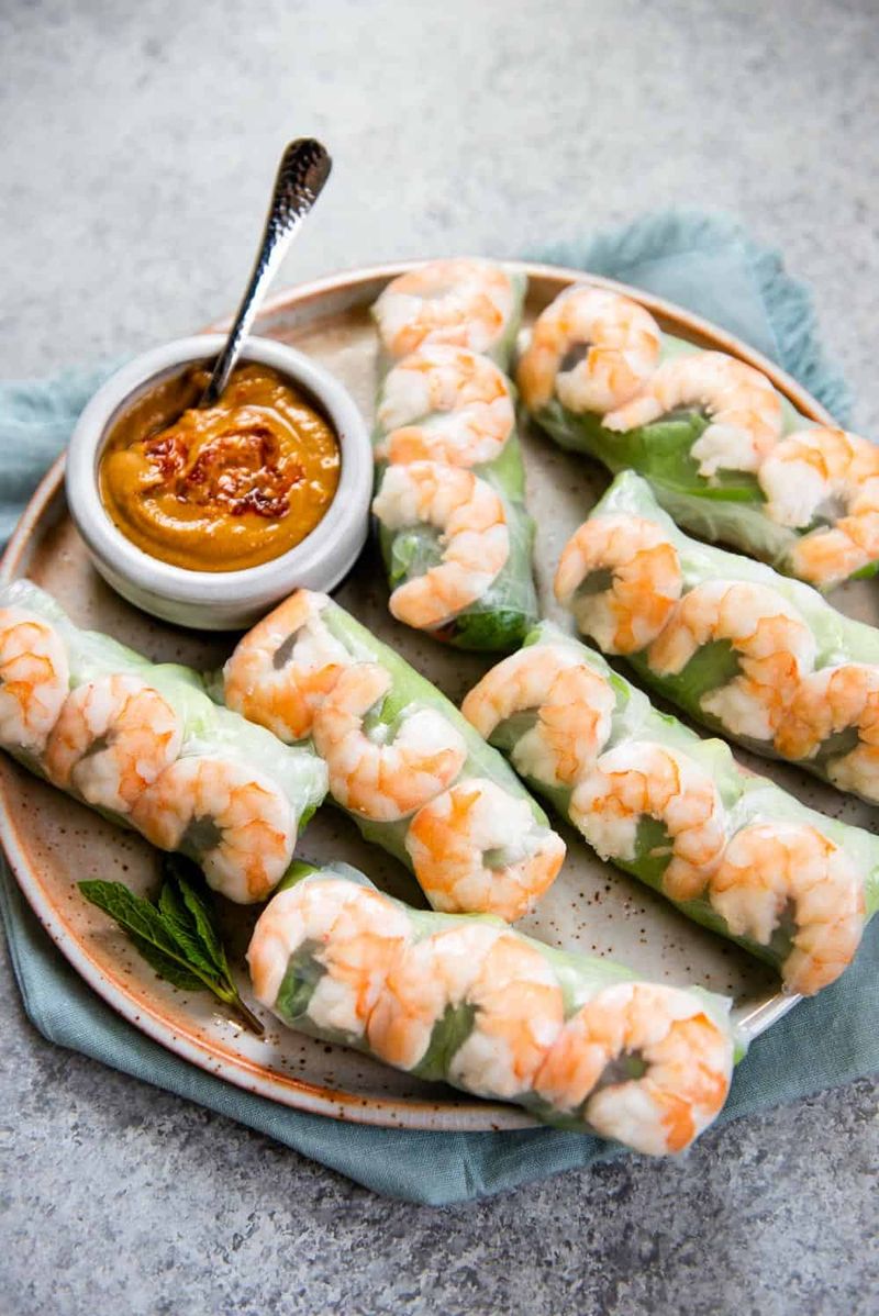 Vietnamese-Style Fresh Spring Rolls