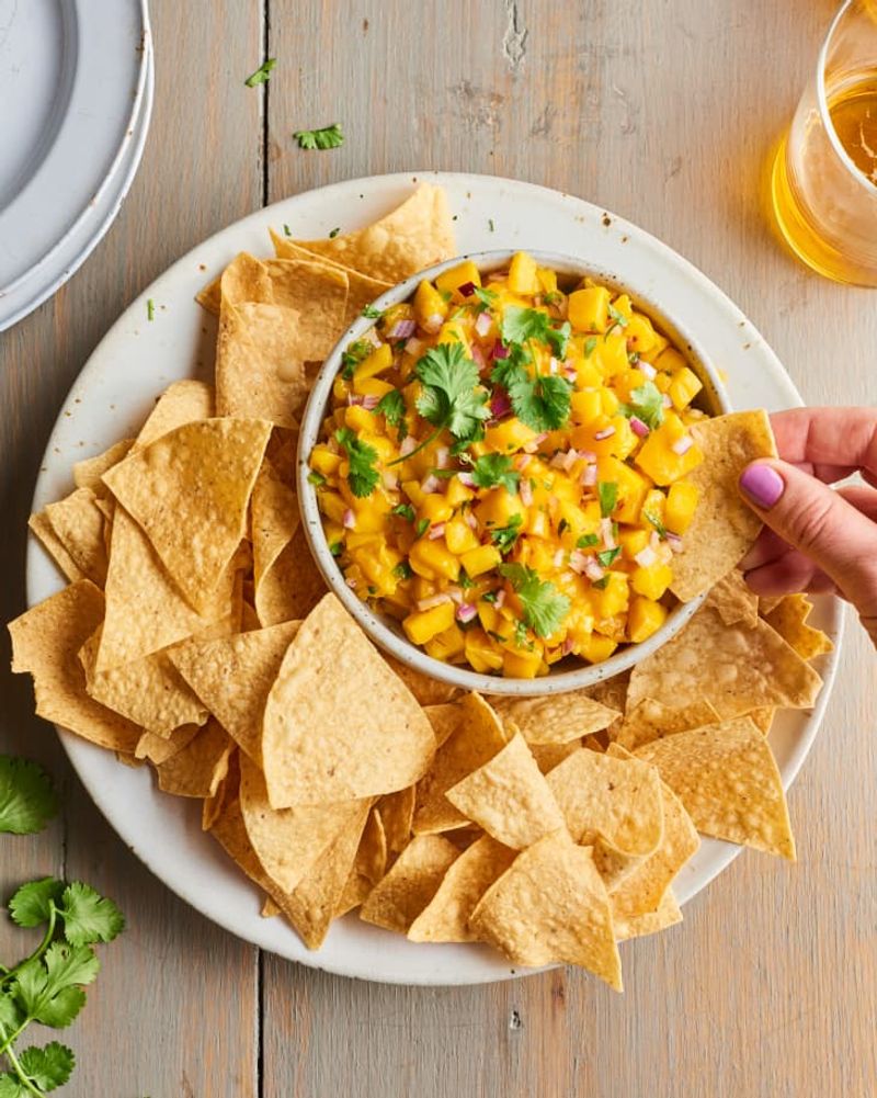 Mango Avocado Salsa with Chips