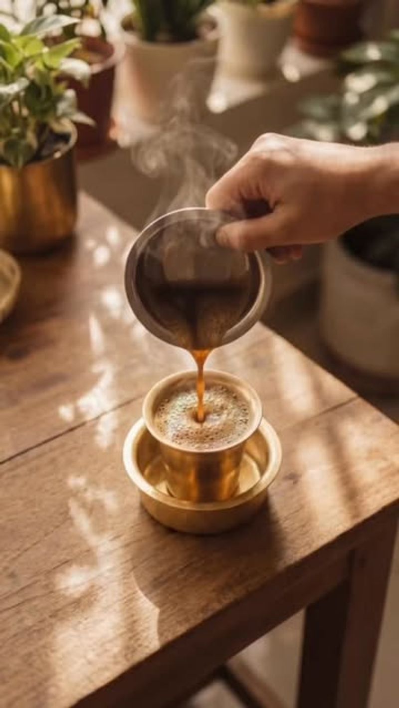 Coffee Brewing in the Morning