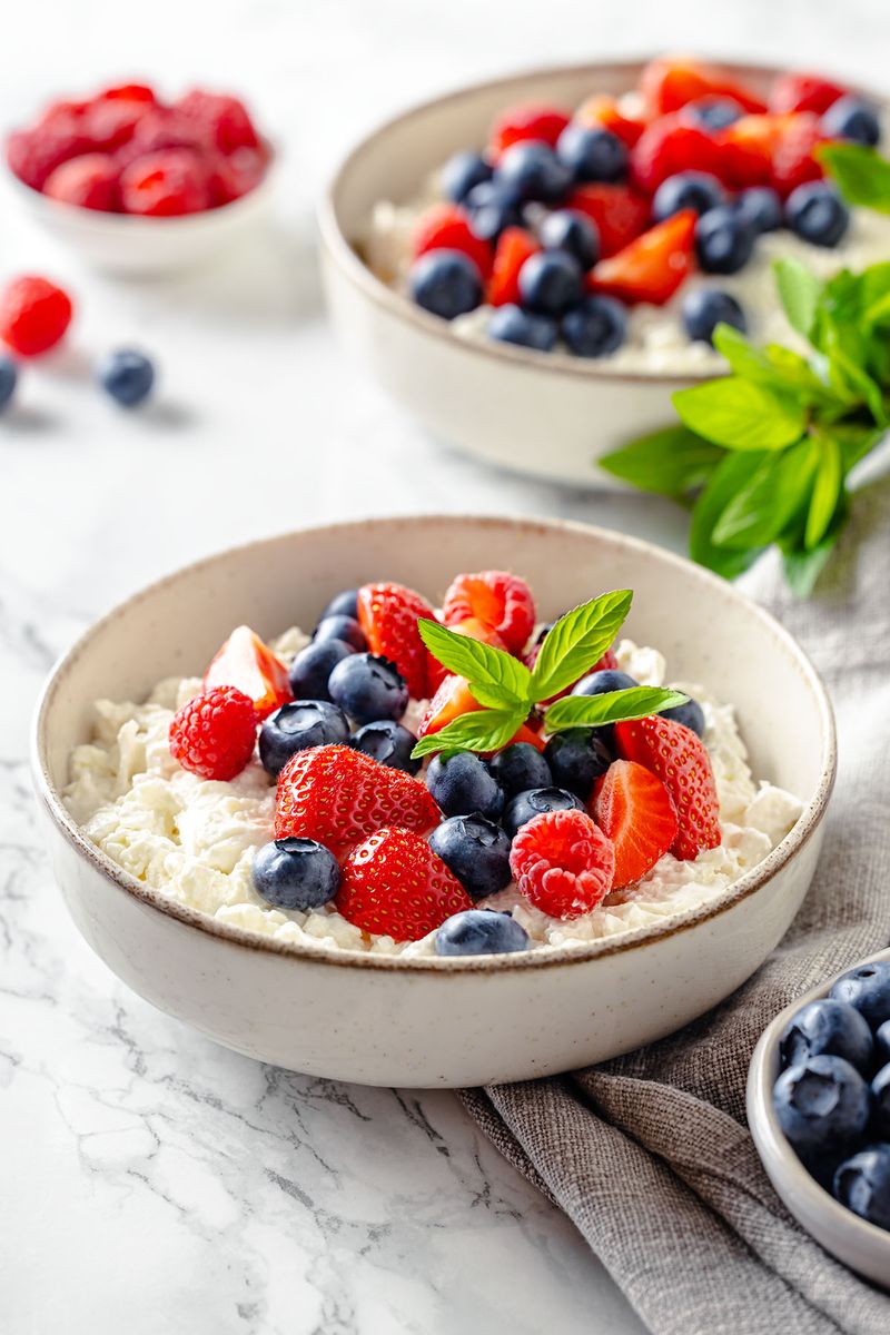 Cottage Cheese and Fruit Cup
