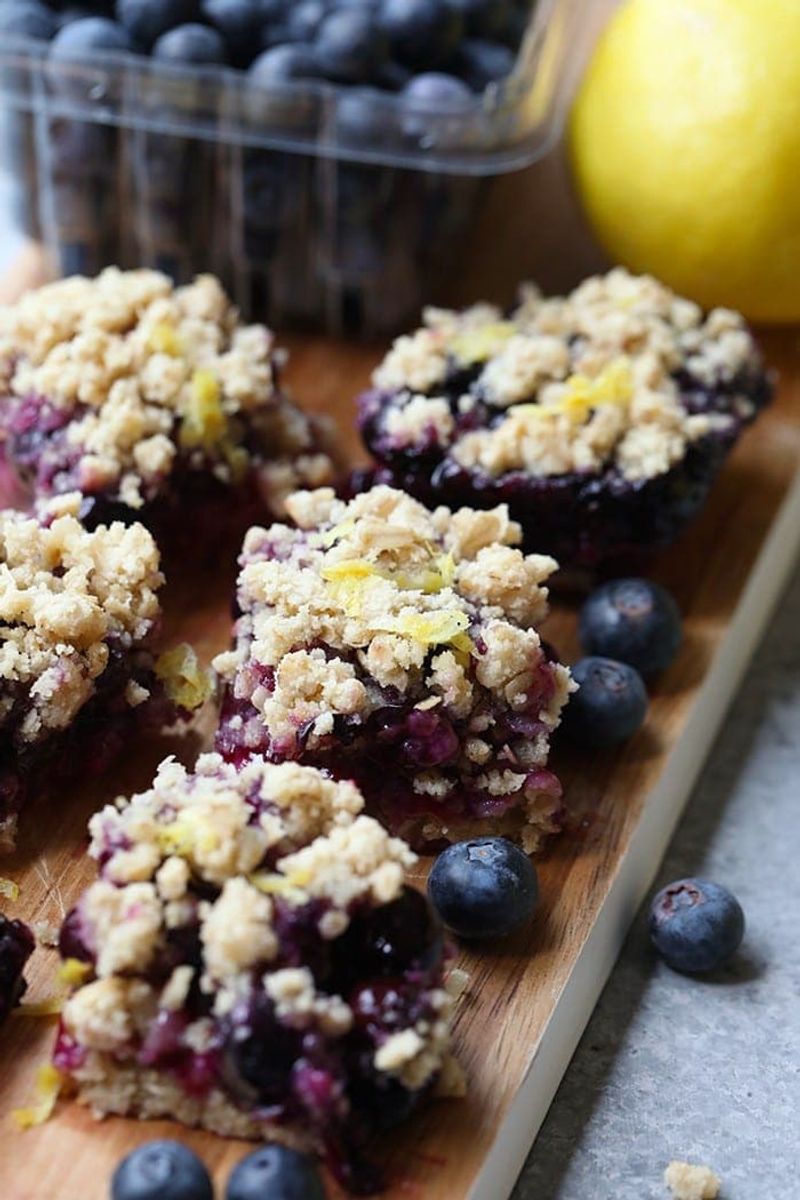Blueberry and Lemon Crumble