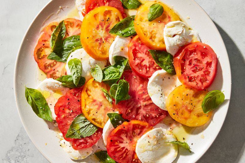 Caprese Salad with Heirloom Tomatoes