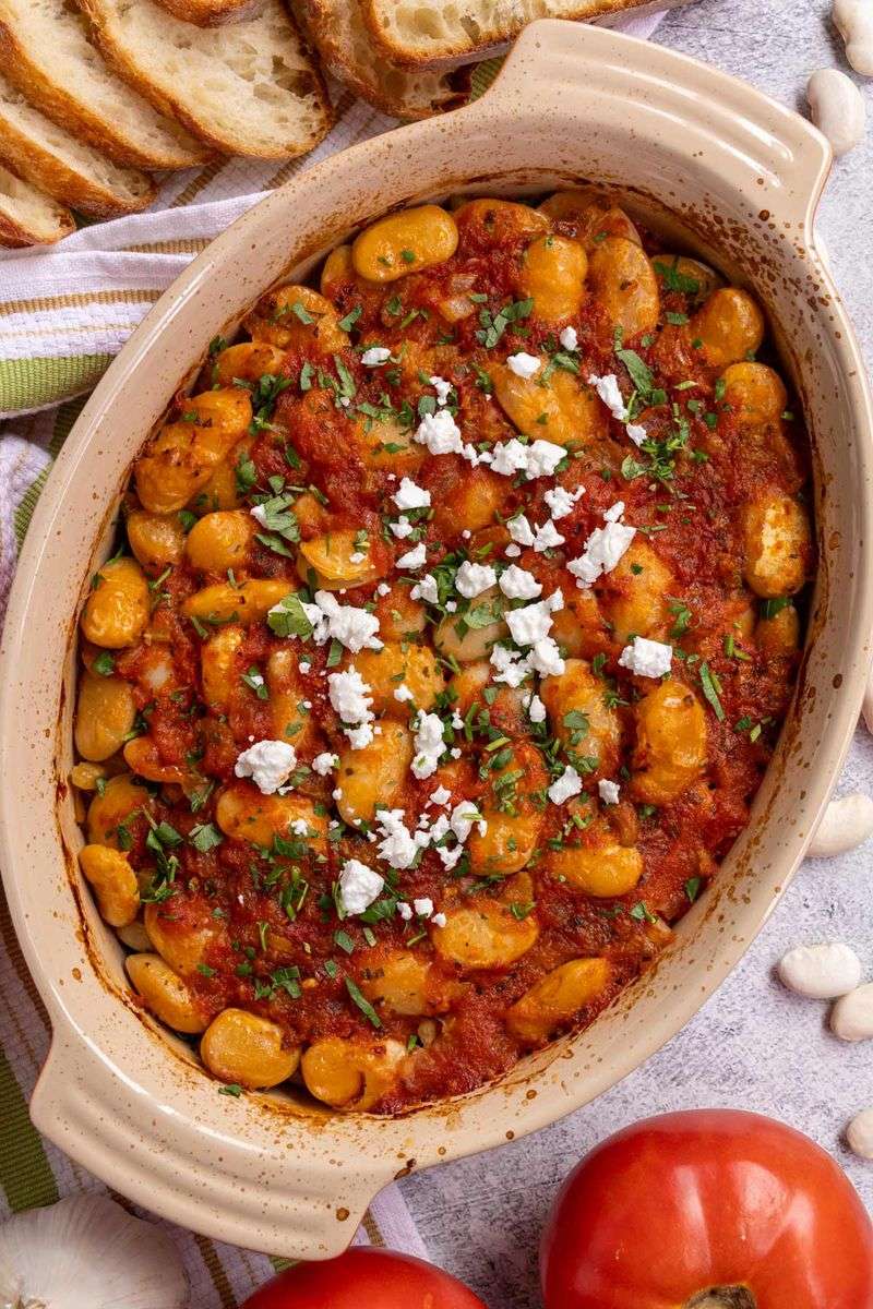 Gigantes Plaki (Greek Giant Baked Beans)