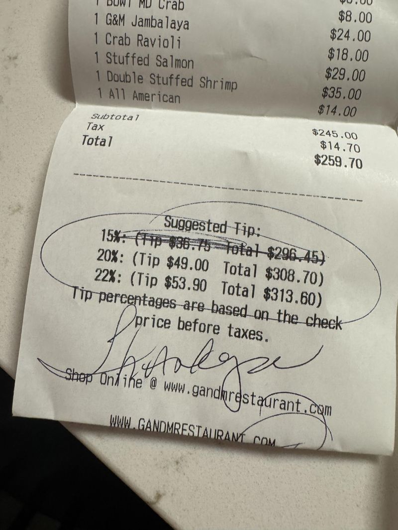 Automatically Tipping Exactly 15 Percent