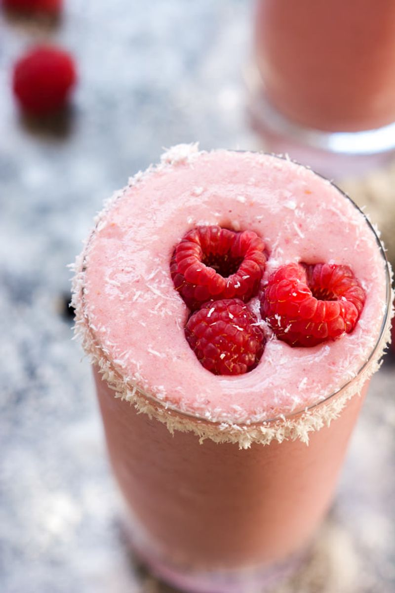 Raspberry Coconut Smoothie