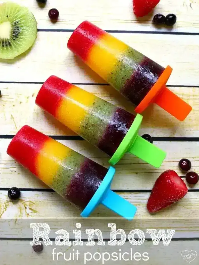 Mixed Berry Rainbow Lollies