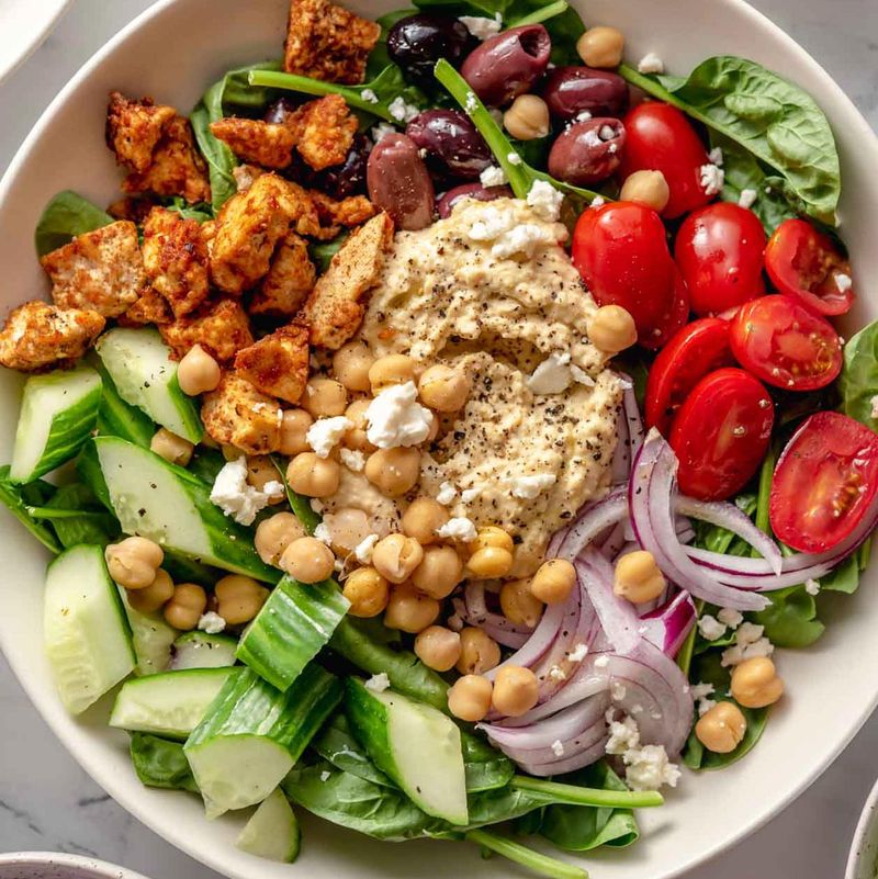 Mediterranean Hummus Bowl