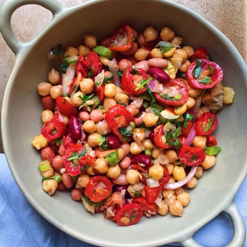 Tomato and Chickpea Salad