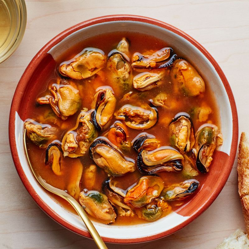 Mejillones en Escabeche (Pickled Mussels)