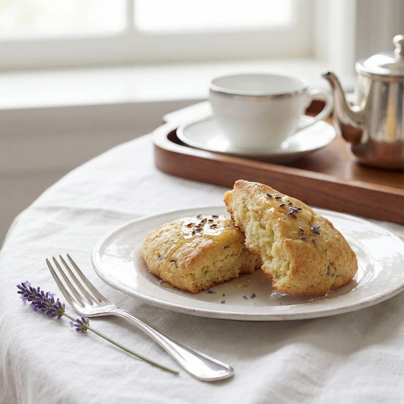 Lavender and Honey Scones