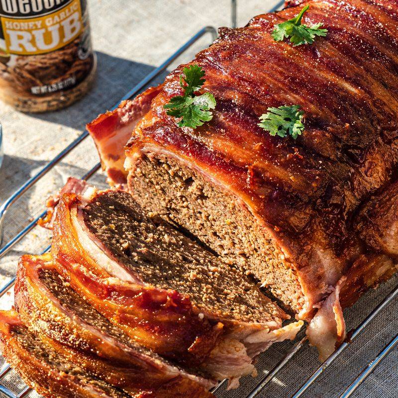 Bacon-Wrapped Meatloaf