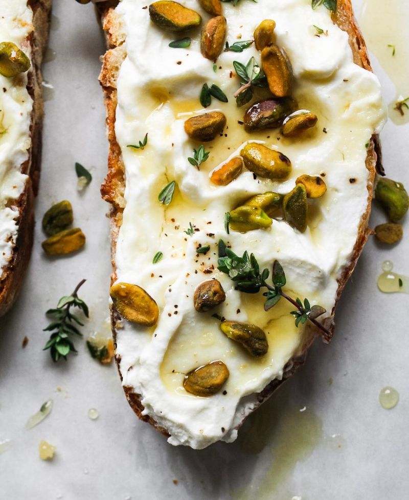 Ricotta and Honey with Walnuts