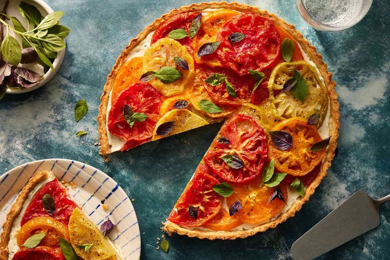 Roasted Tomato and Goat Cheese Tart