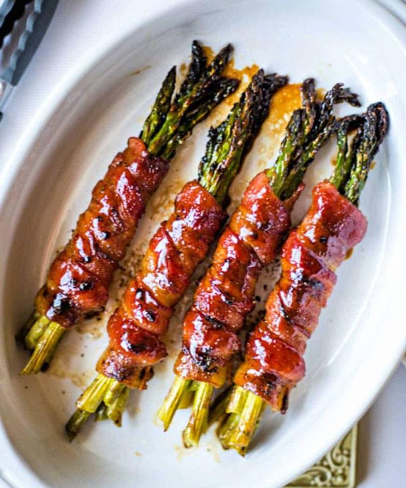 Bacon-Wrapped Asparagus Bundles