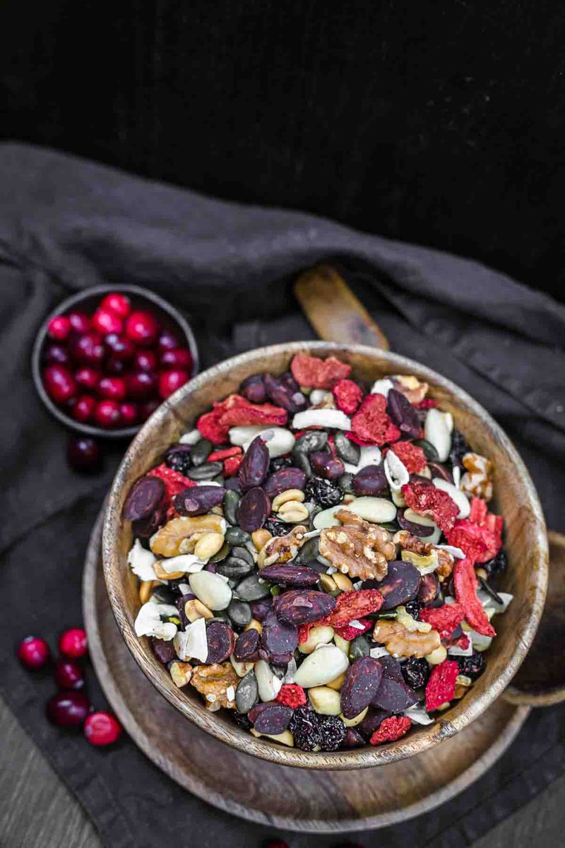 Trail Mix with Dried Fruit and Nuts