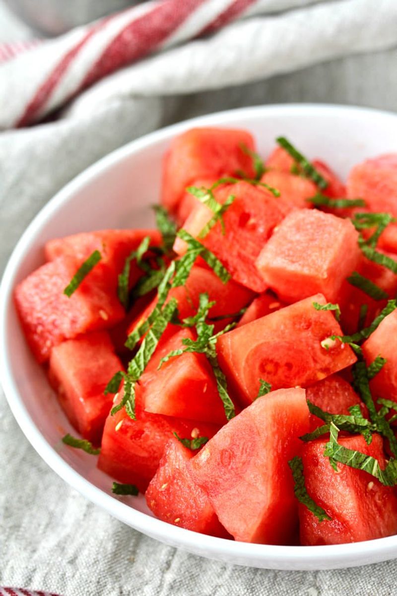 Watermelon and Mint Salad