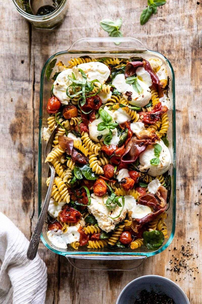 Baked Caprese Pasta