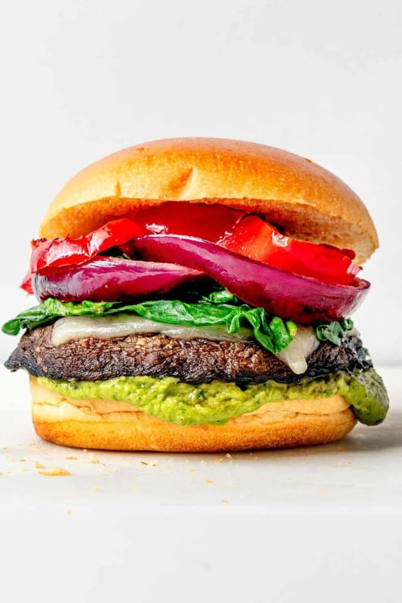 Grilled Portobello Mushroom Burgers