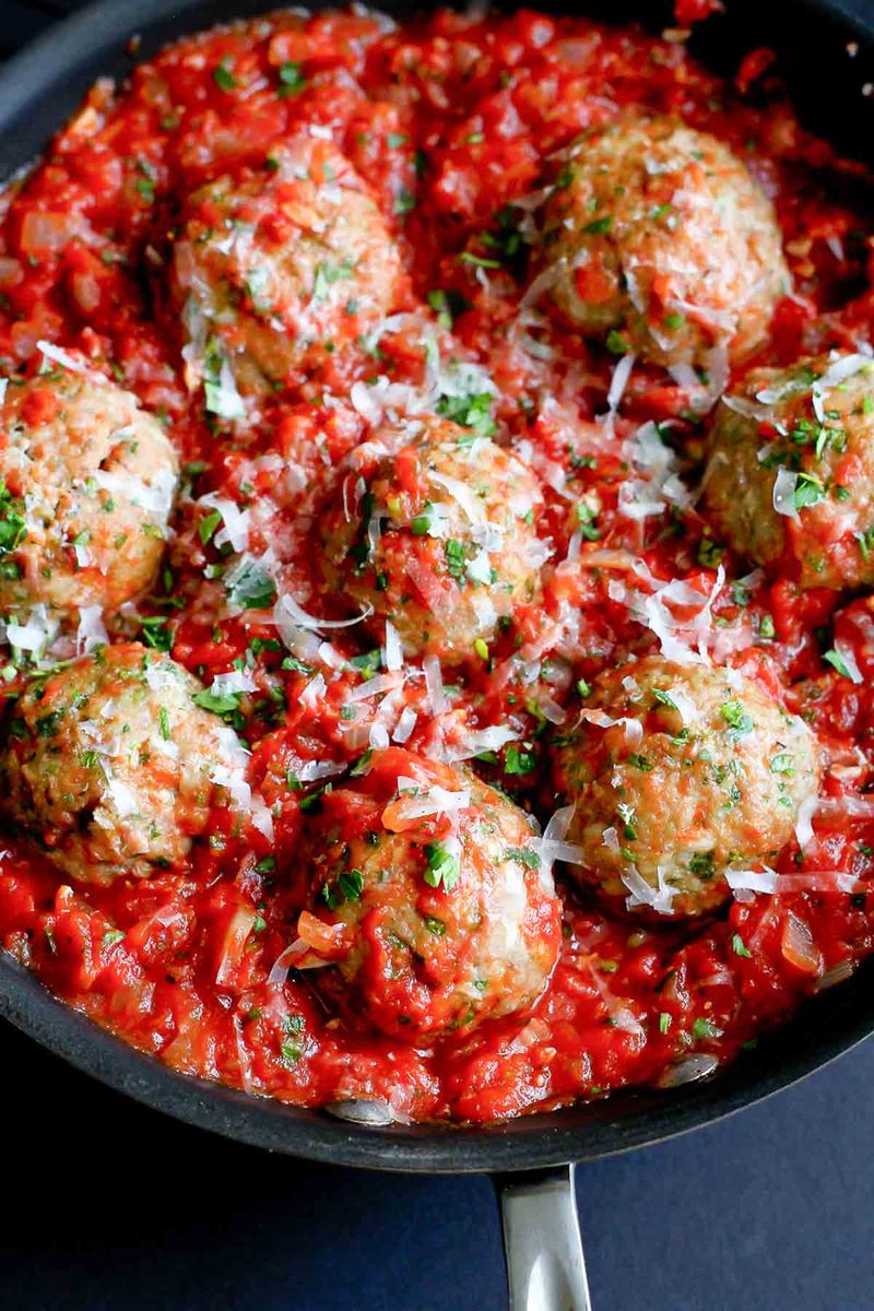 Turkey Meatballs in Marinara