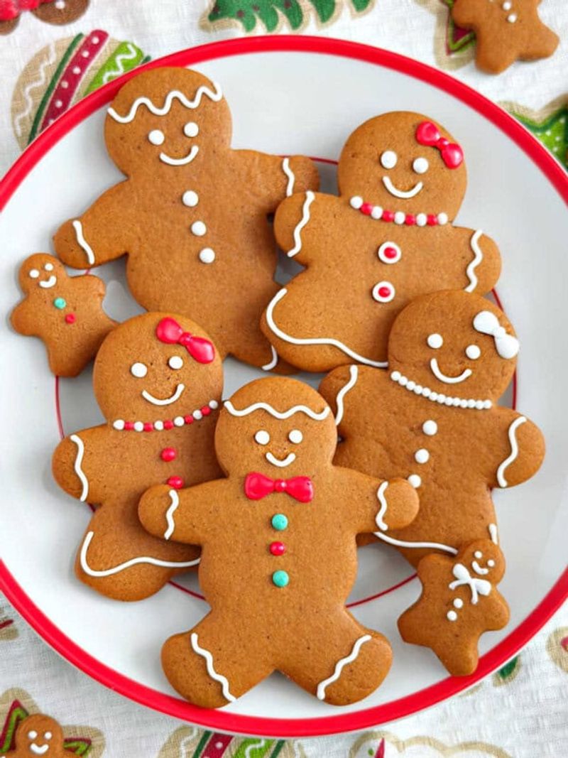Decorated Gingerbread Cookies
