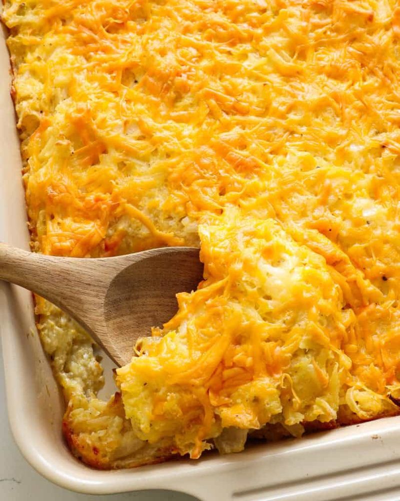 Cheesy Hash Brown Bake