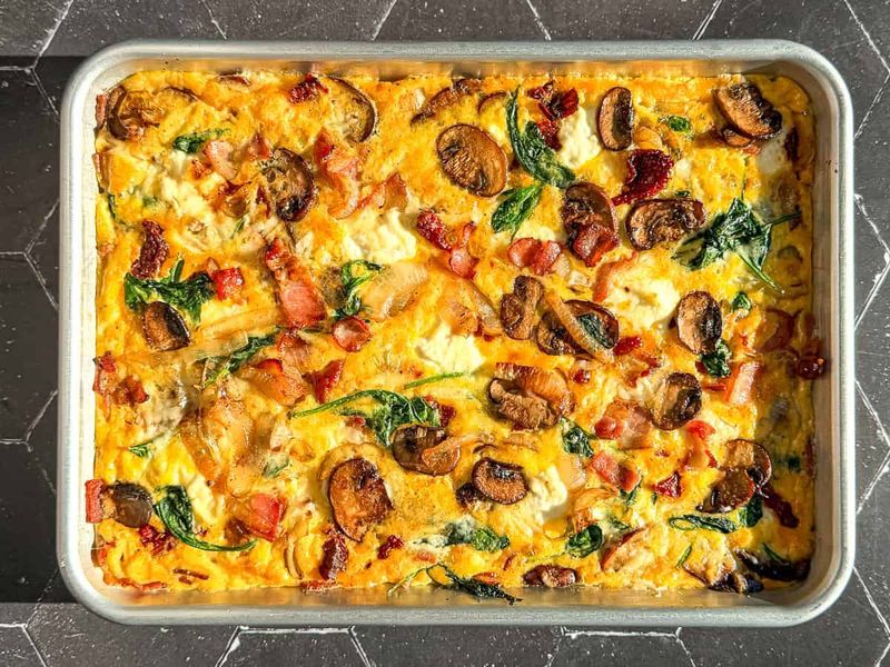 Sheet Pan Veggie Frittata