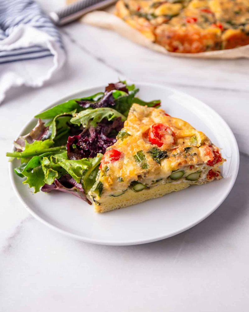 Egg and Veggie Frittata Slice