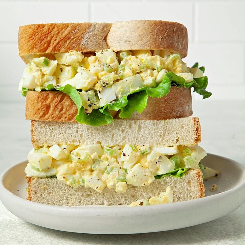 Egg Salad on Wonder Bread