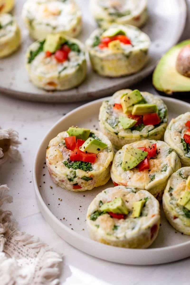 Egg White Veggie Mini Frittatas