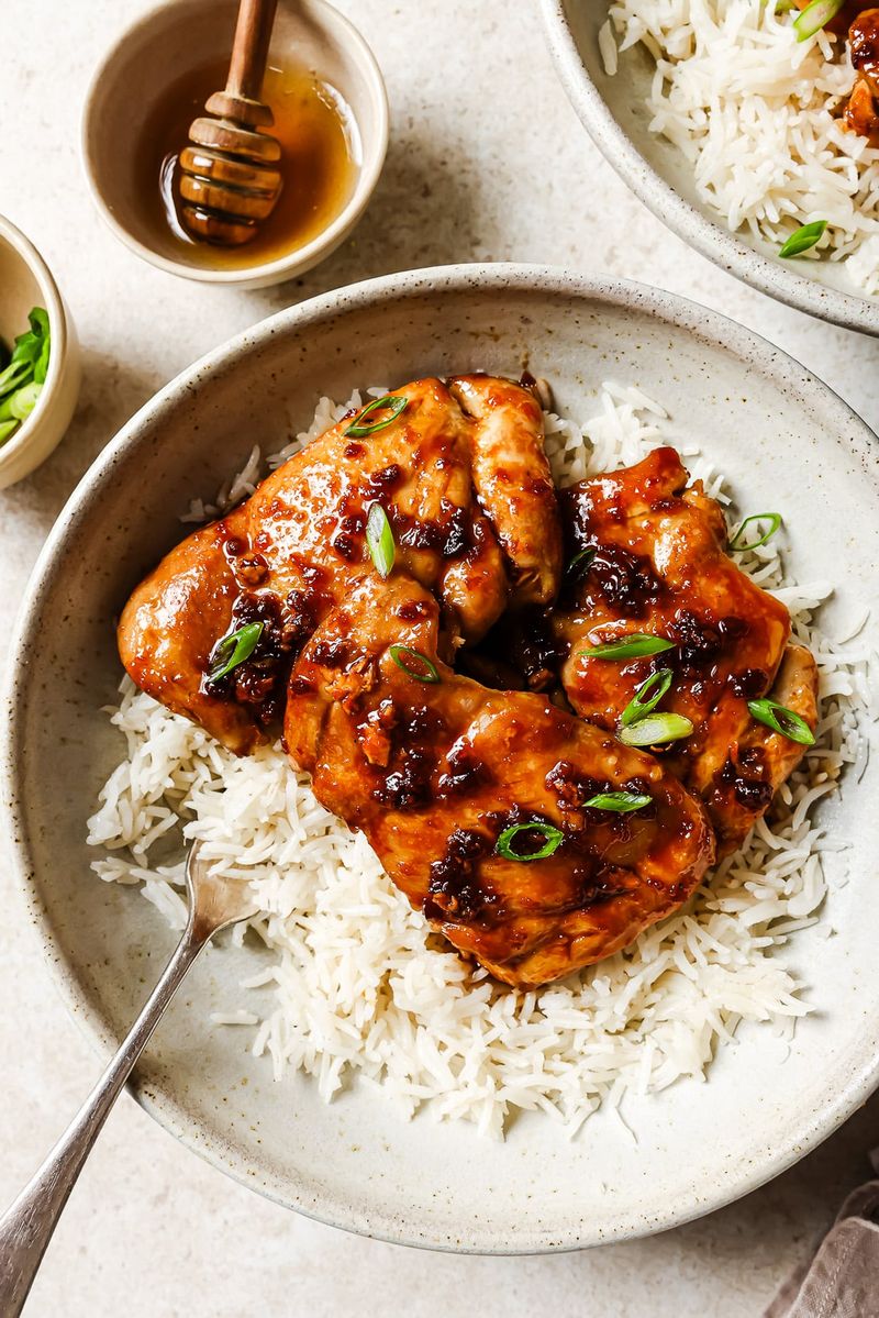 Honey Garlic Chicken Thighs