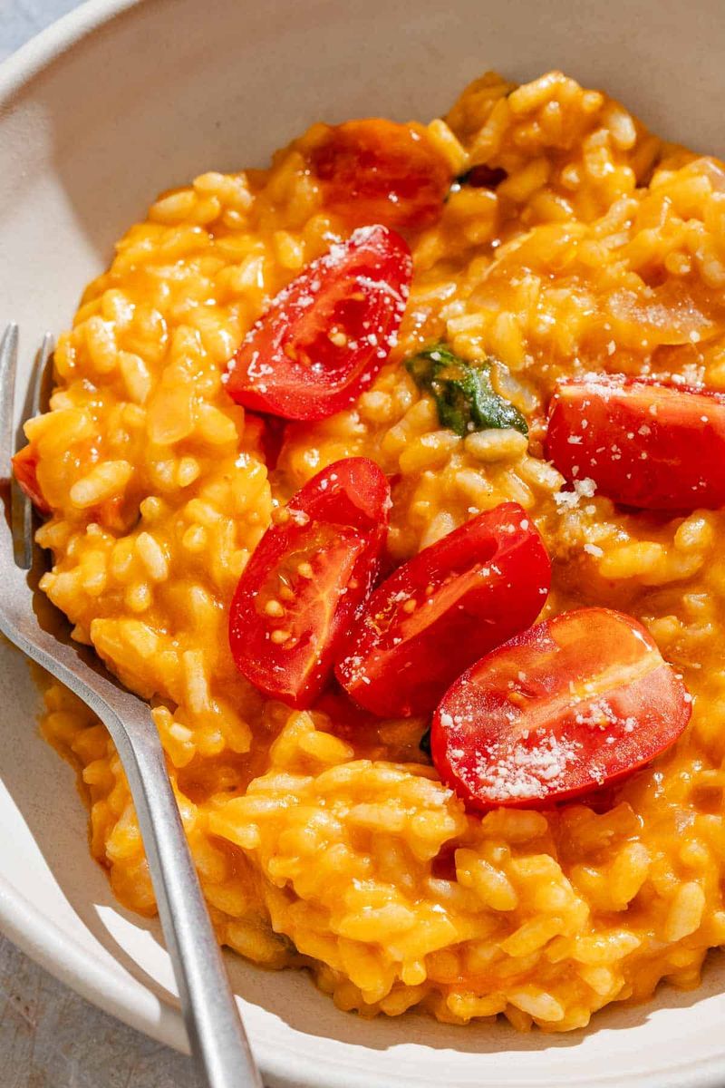 Canned Tomato Risotto