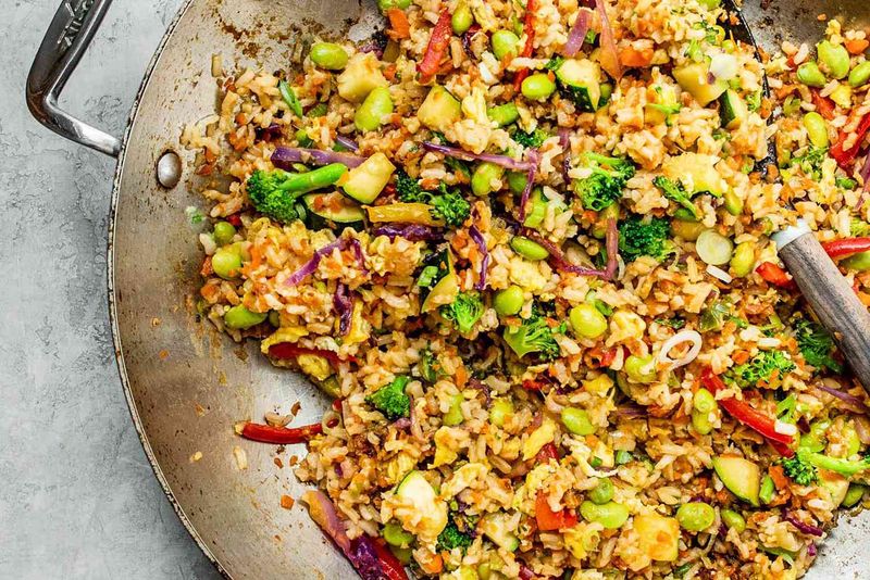 Fried Rice with Leftover Veggies