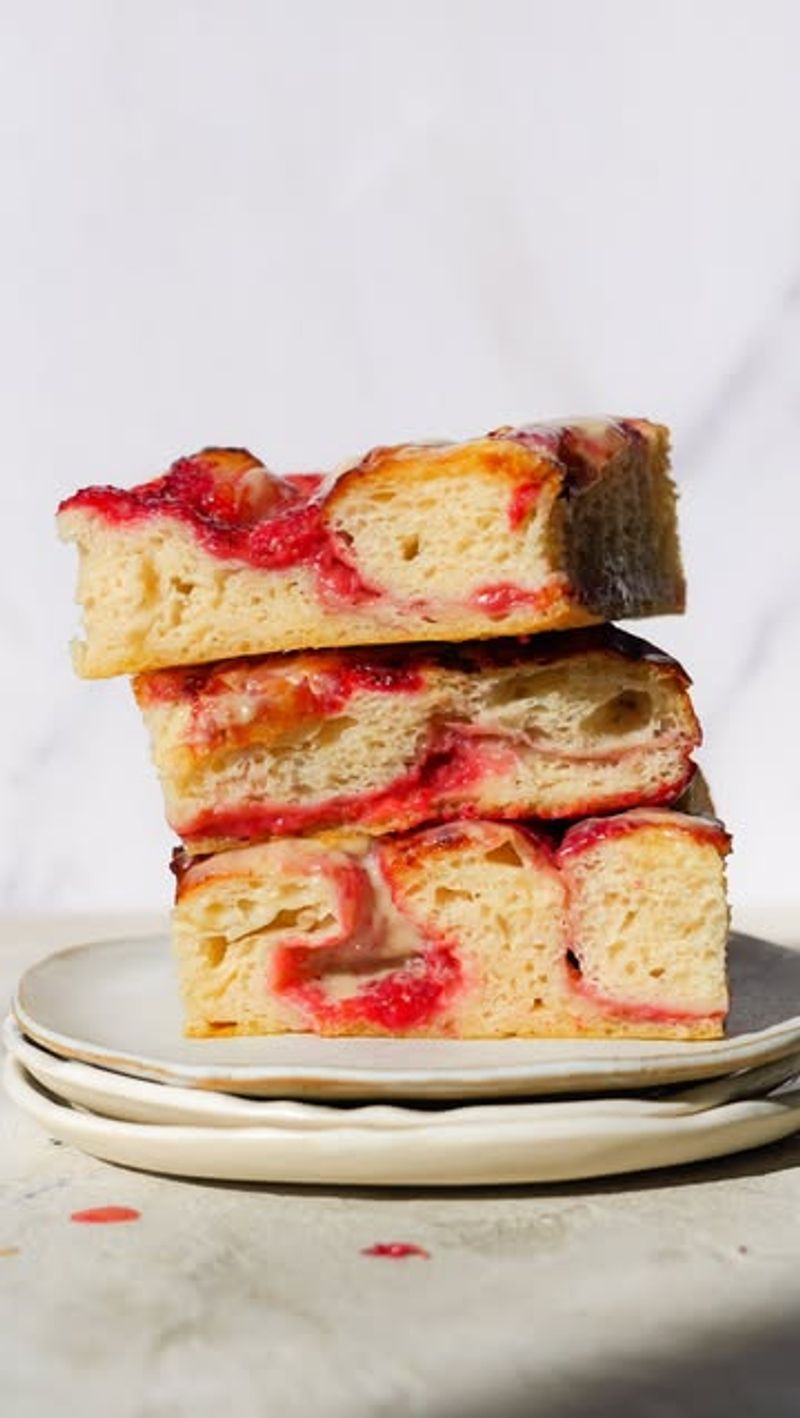 Strawberry Basil Focaccia