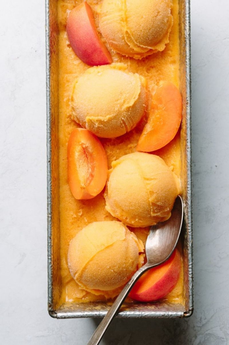 Freeze Apricots Into Creamy Sorbet