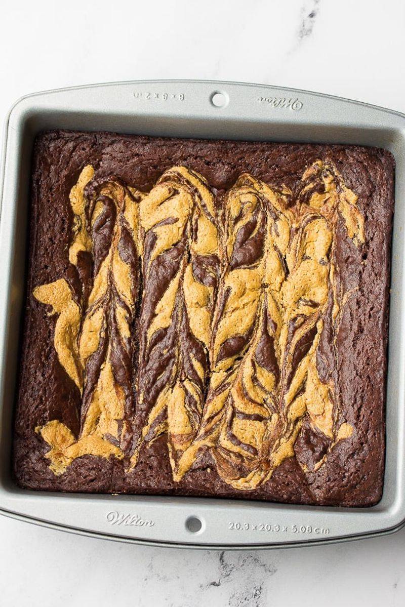Swirled Into Brownies