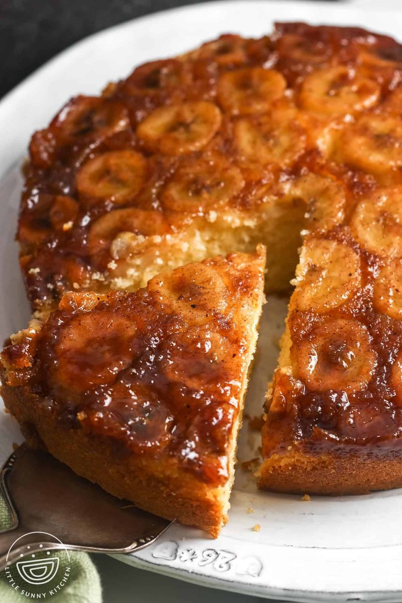 Caramelized Banana Upside-Down Cakes