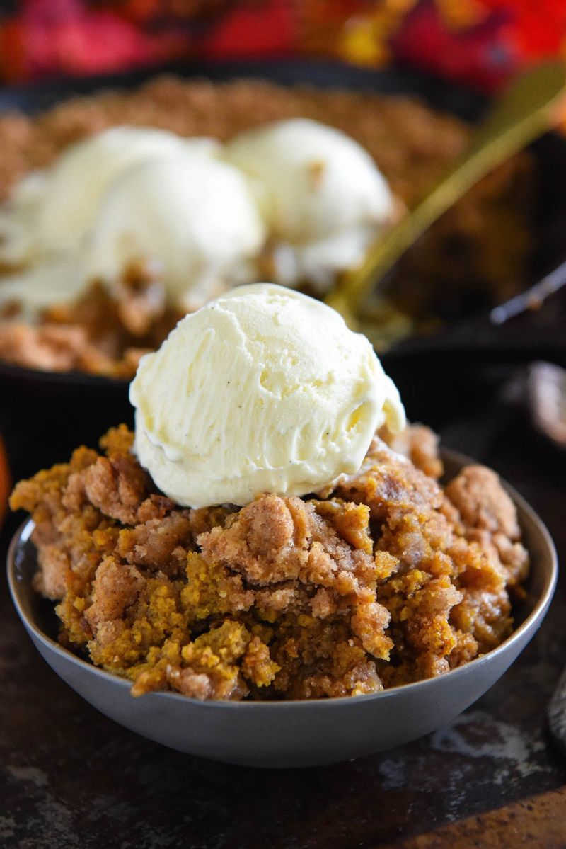 Spiced Pumpkin Crumble