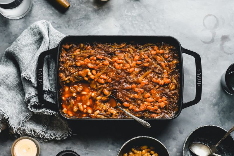 Prebranac (Serbian Baked Beans with Onions)
