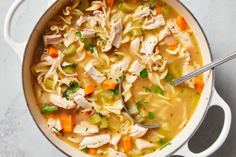 Meals Often Start with Soup, Then Salad, Then Mains