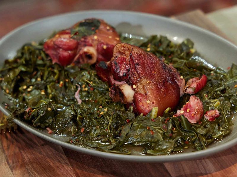 Collard Greens with Ham Hock
