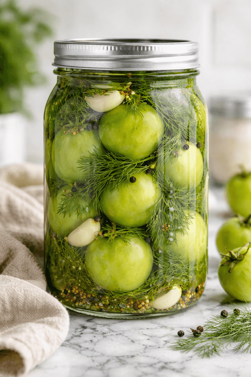 Pickled Green Tomatoes