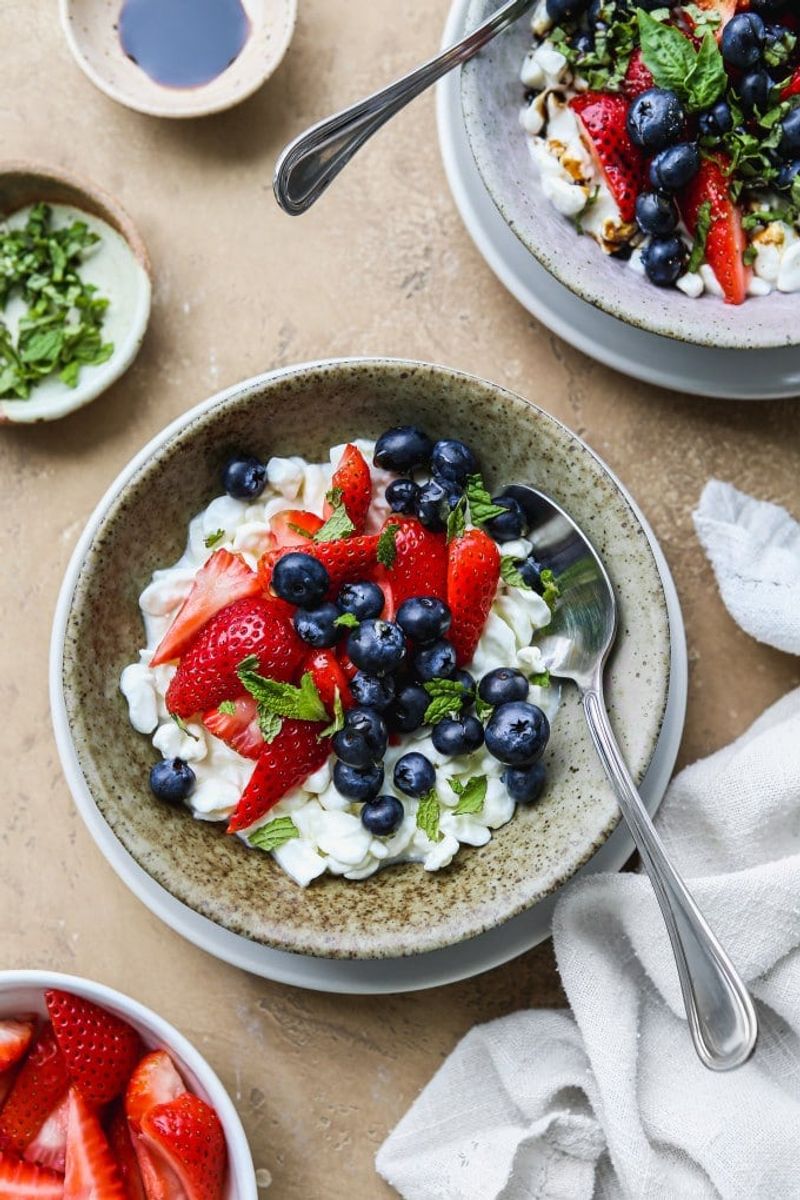 Cottage Cheese Bowls with Berries
