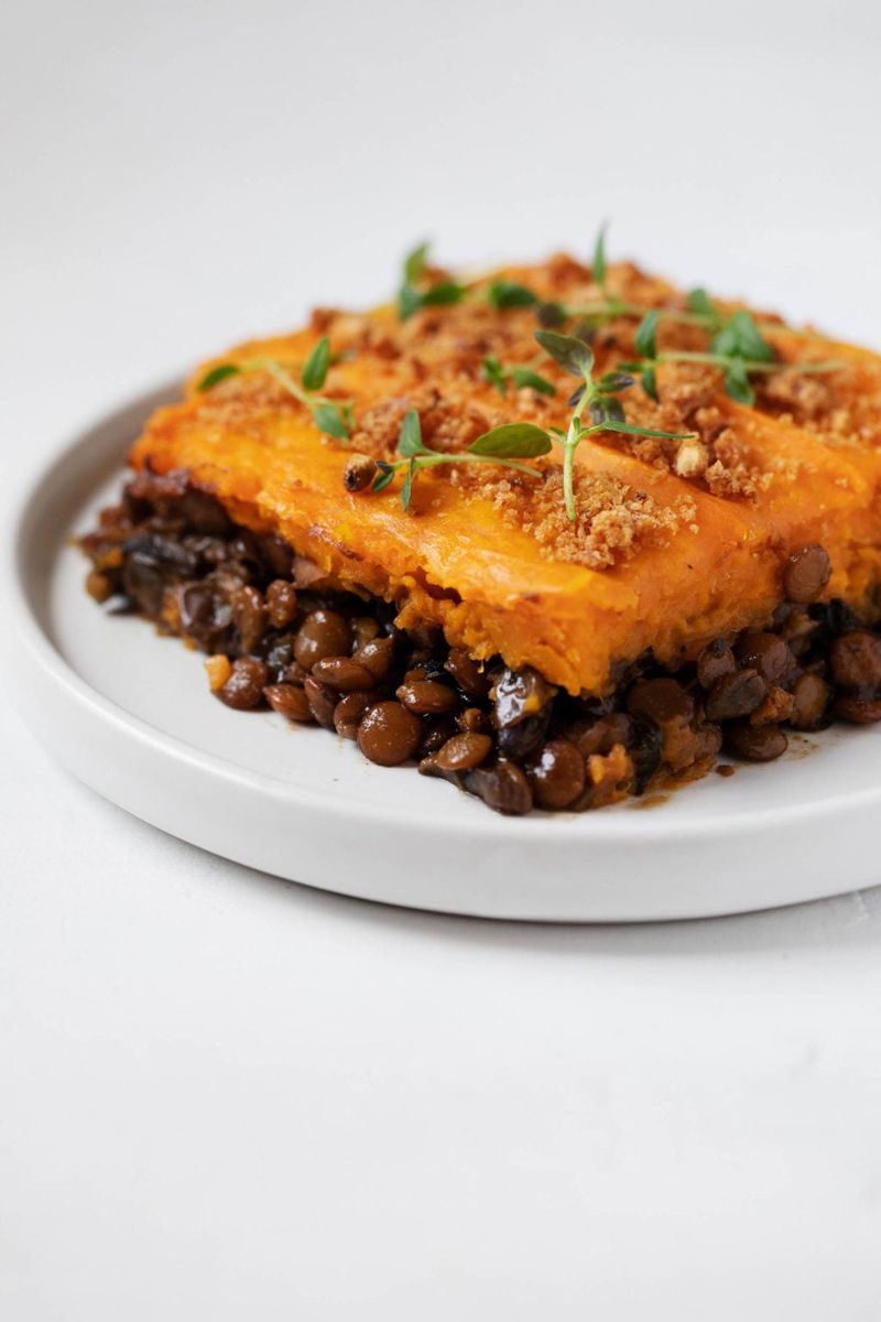 Sweet Potato and Black Bean Pie