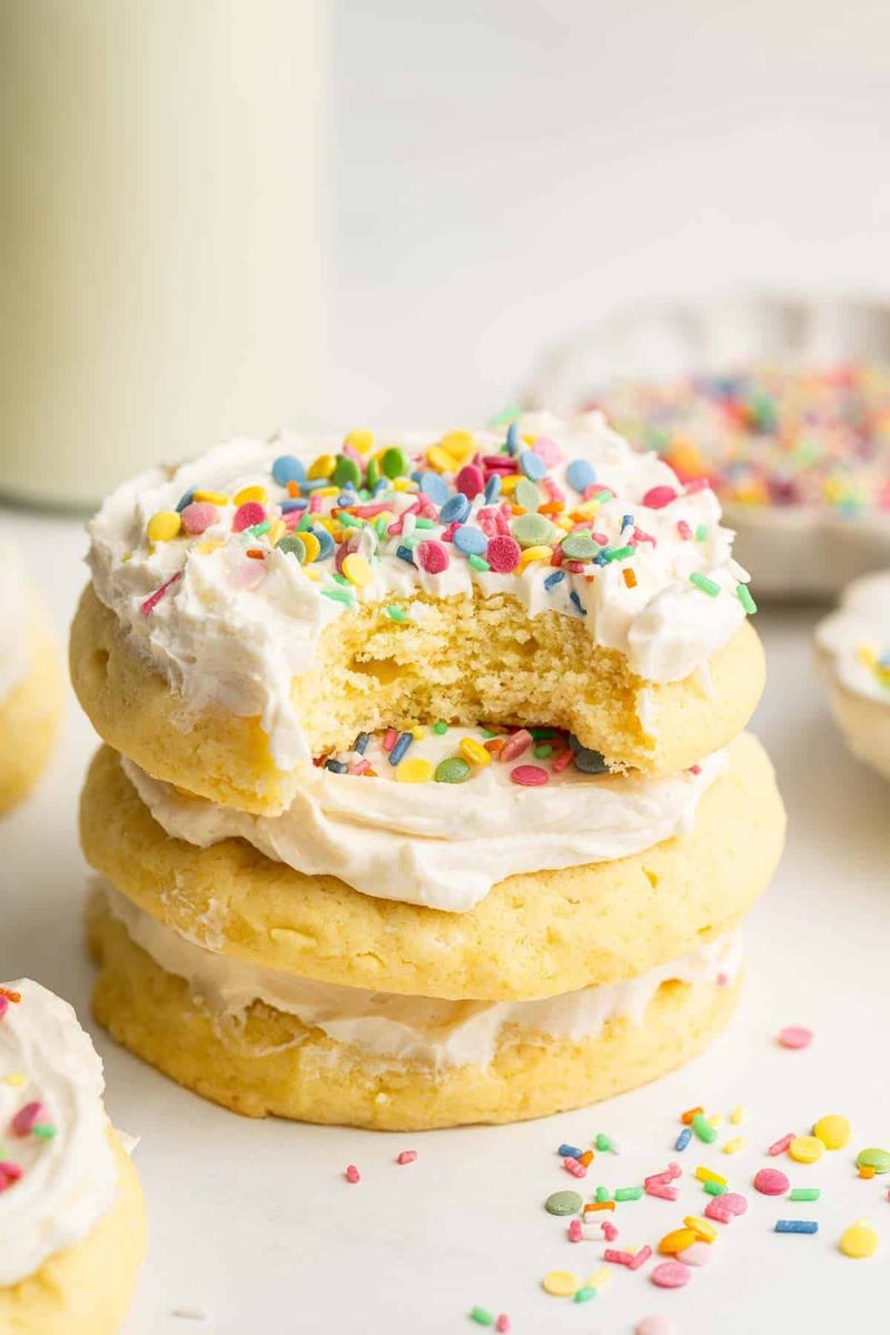 Soft Frosted Sugar Cookies