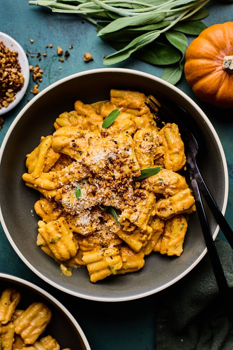 Pumpkin and Sage Pasta Bake