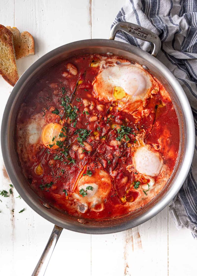 Bean and Egg Shakshuka